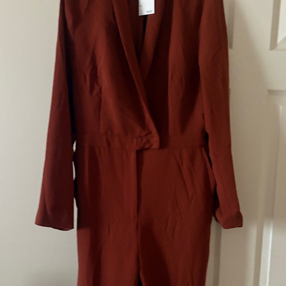 Lulu's Rust Jumpsuit - Picture 2 of 7